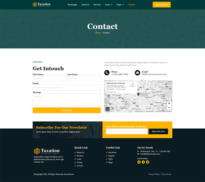 Taxation - Tax Advisor & Financial Consulting Elementor Pro Template Kit - Image 8